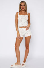 Love Letters Mini Shorts Peach Blossom