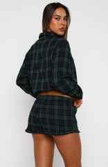 That Time Of Year Pyjama Shorts Green/Navy