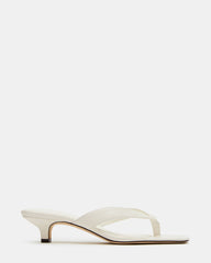 TRACIE WHITE LEATHER