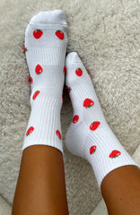 In The Fields Socks White