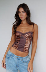 Too Cute Bustier Amber Safari