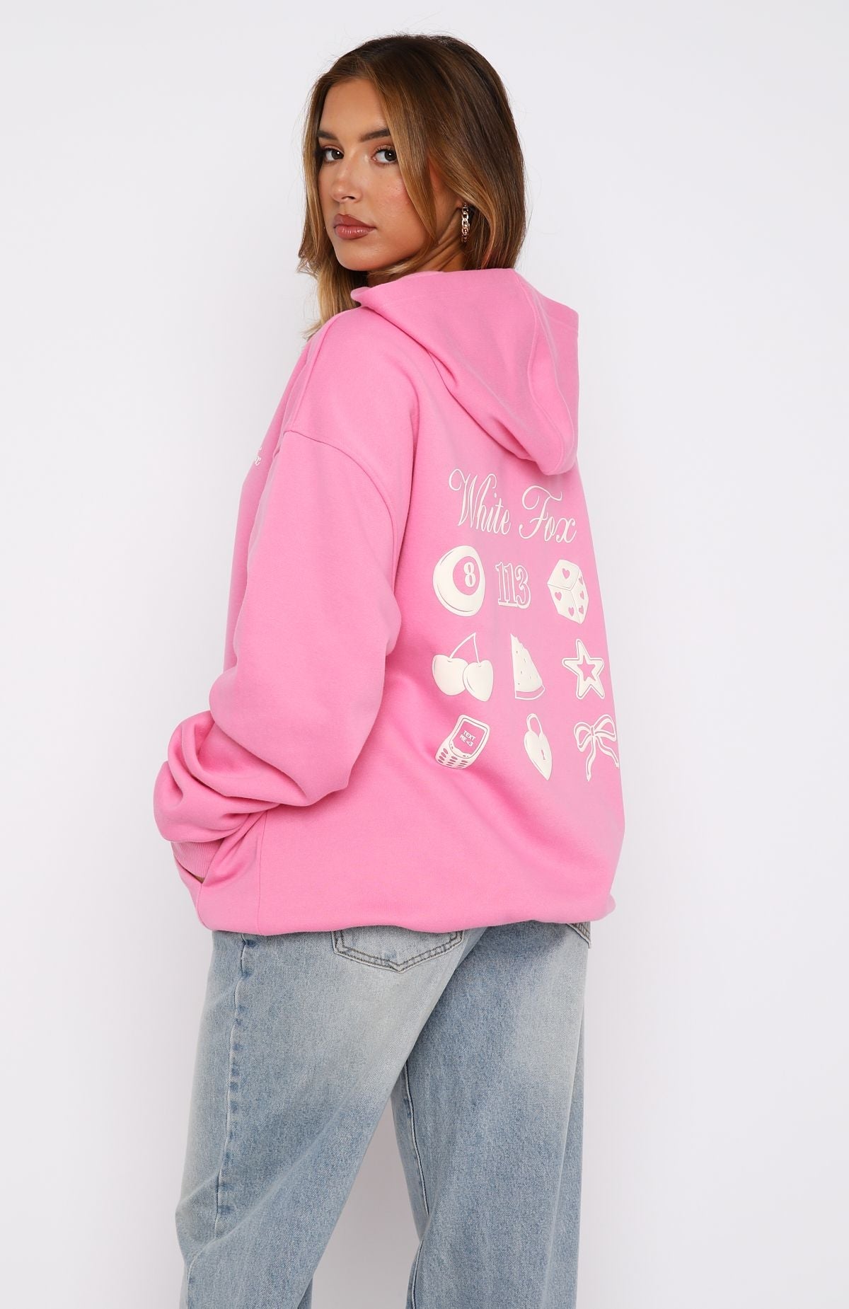 Lucky Charms Oversized Hoodie Pink