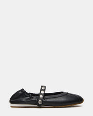ANAYA BLACK LEATHER STUDS