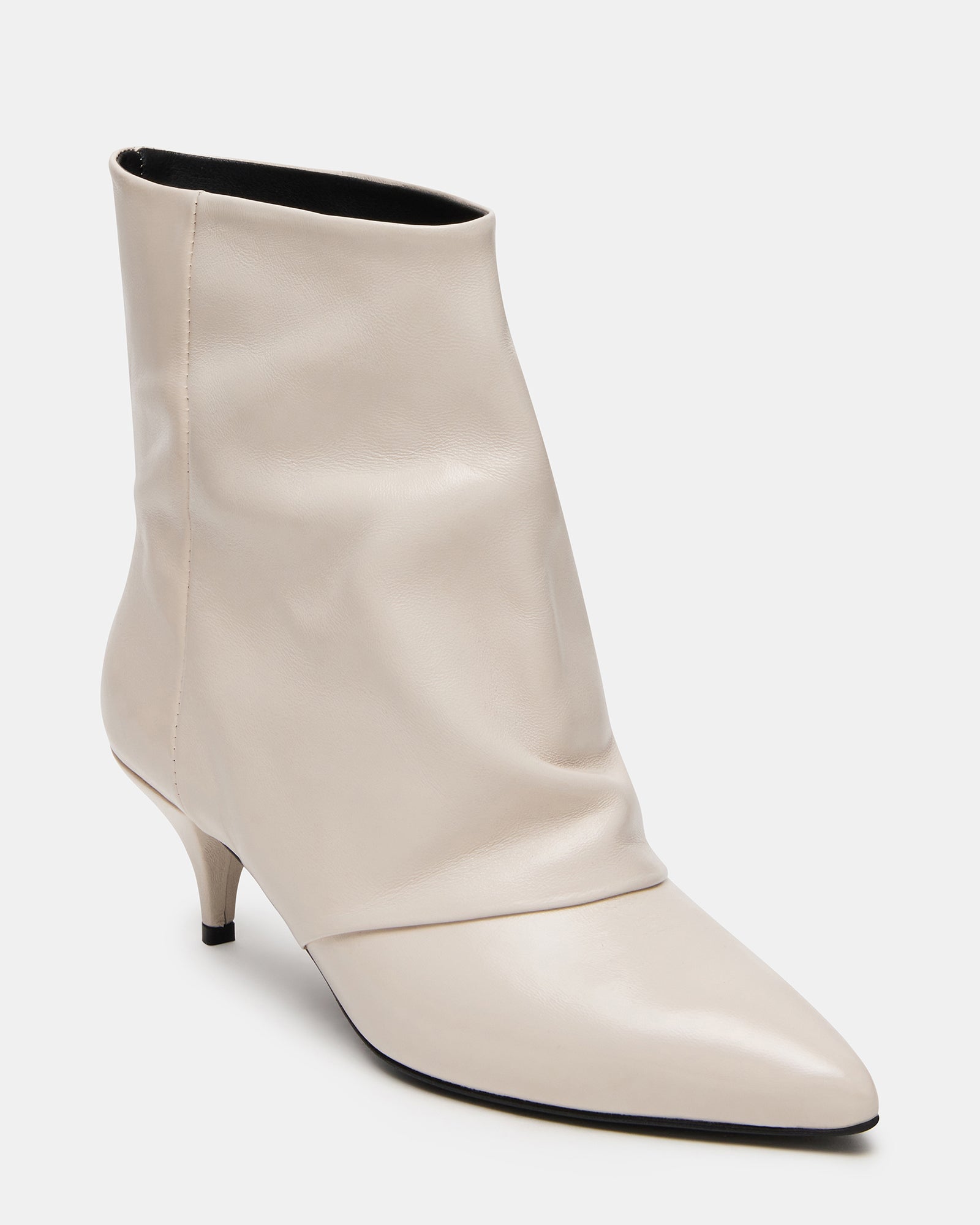 SHINER WHITE LEATHER