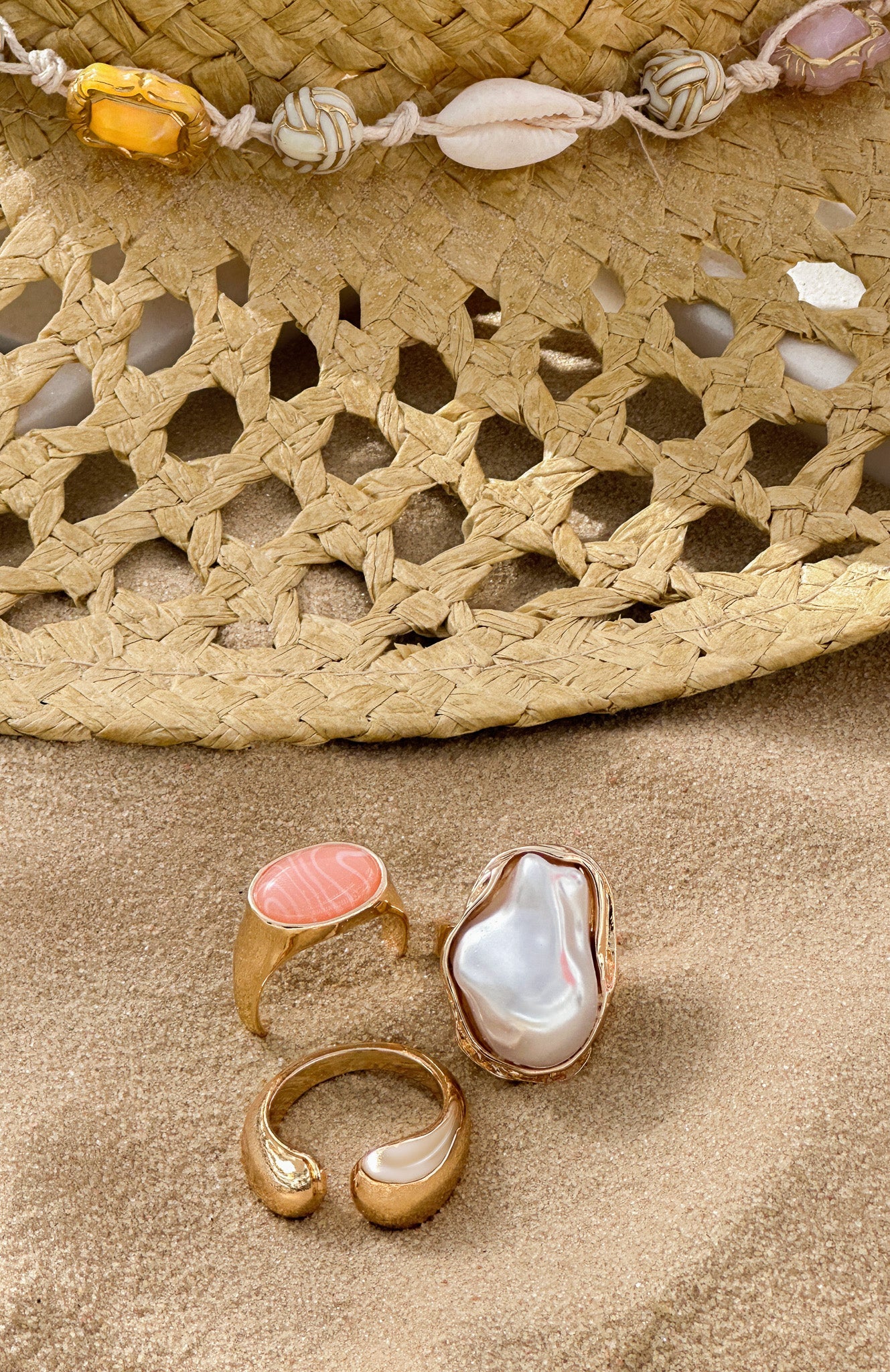 Anita Ring Set Gold