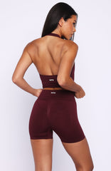 Zoom Seamless Shorts Merlot